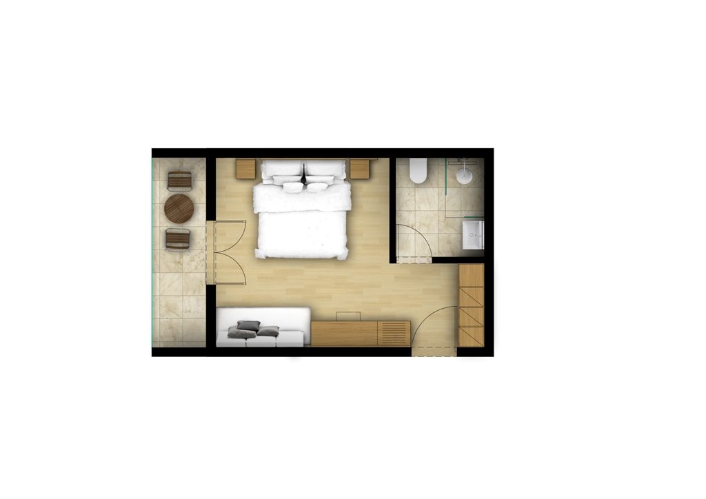 Komfort Doppelzimmer mit Panoramameerblick